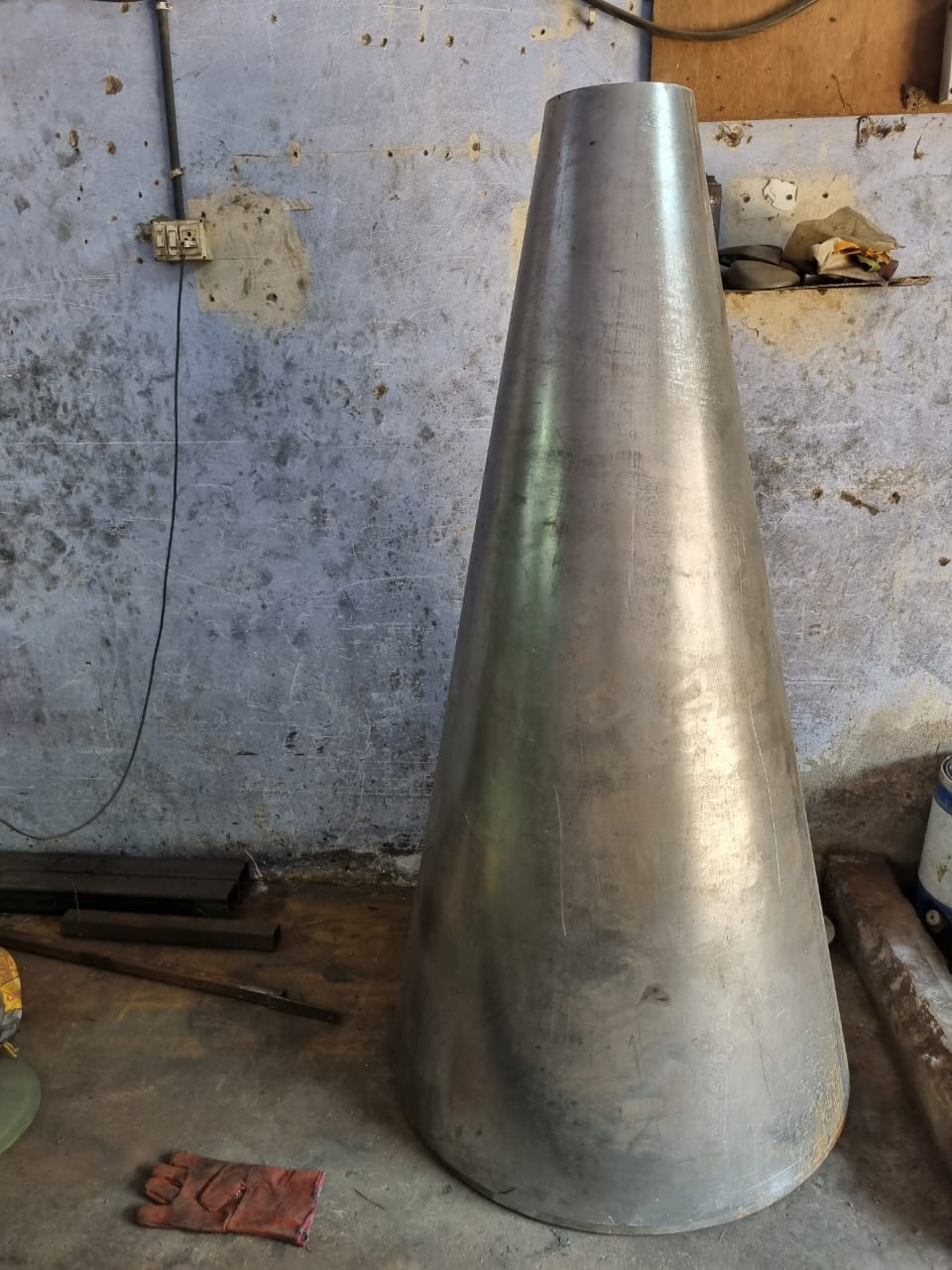 Fabricated cone